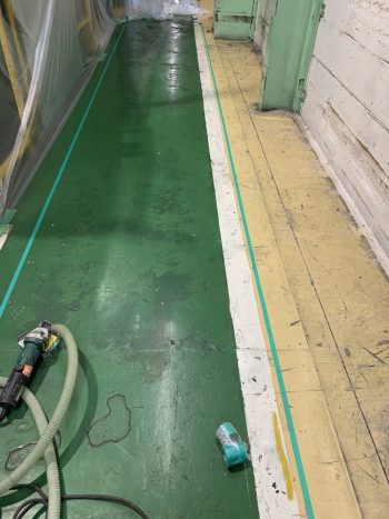 愛知県豊田市　部品工場　床塗装の工事について